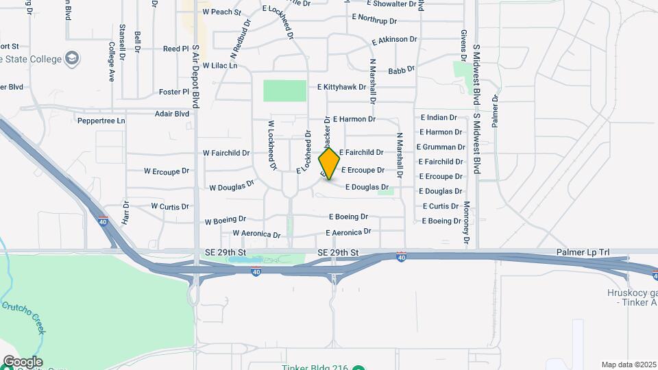 204 E Douglas Dr Mapa y Detalles de la Ubicación