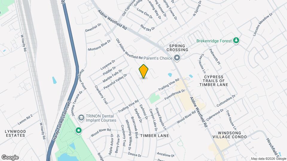 23506 Hidden Maple Dr Map and Location Details