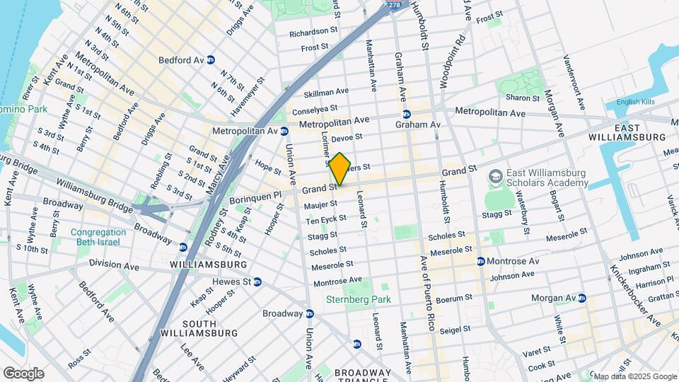 586 Grand St Mapa y Detalles de la Ubicación