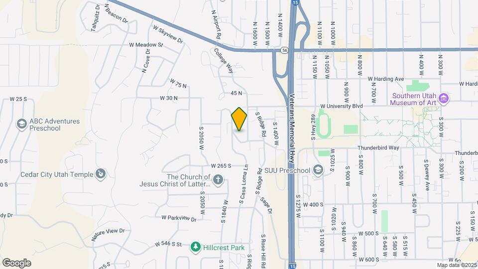 1718 W Juniper Dr Map and Location Details