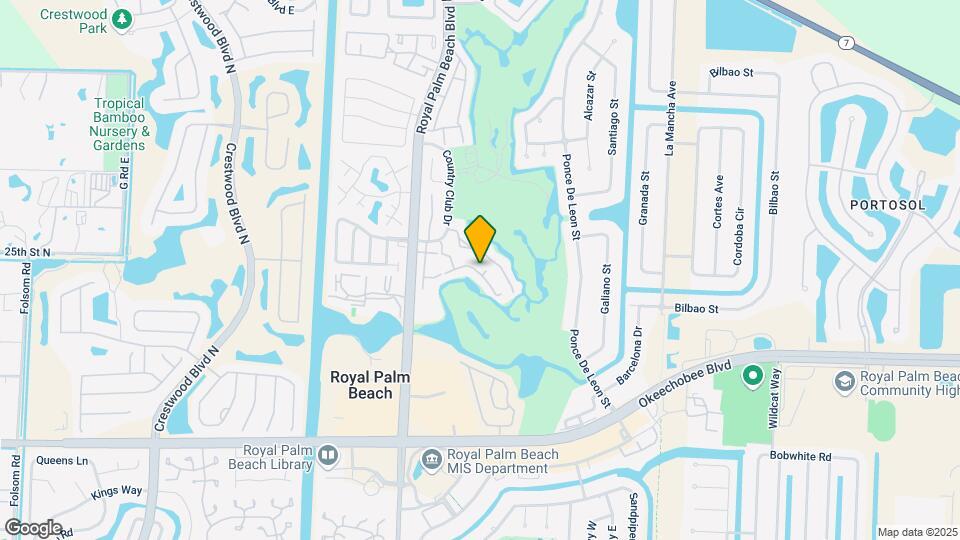 1708 Palm Beach Trace Dr Map and Location Details