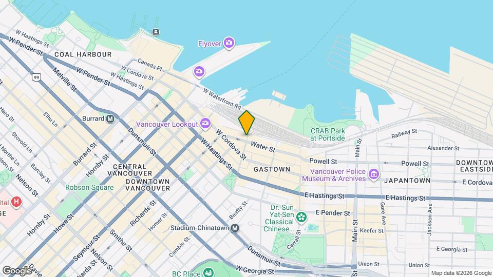 135 Cambie St. Map and Location Details