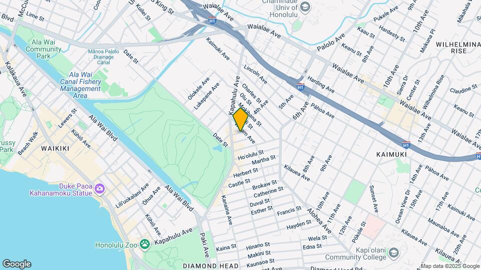 3123 Hunter St Map and Location Details