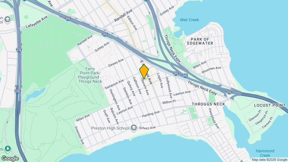 322 Swinton Ave, Unit Second Floor Map and Location Details