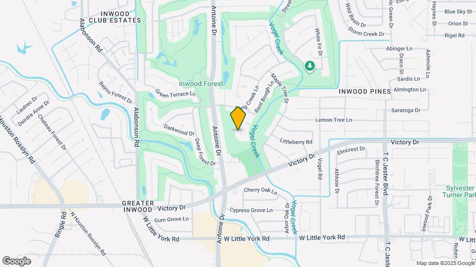 7515 Brush Wood Dr Map and Location Details