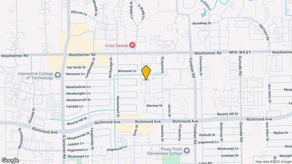 2800 Jeanetta St Mapa y Detalles de la Ubicación