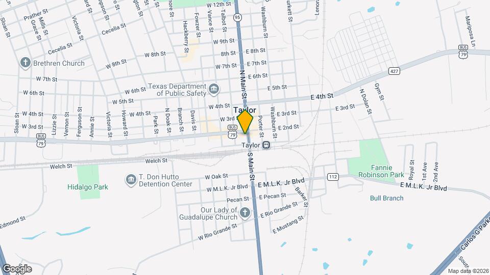 109 N Main St Map and Location Details