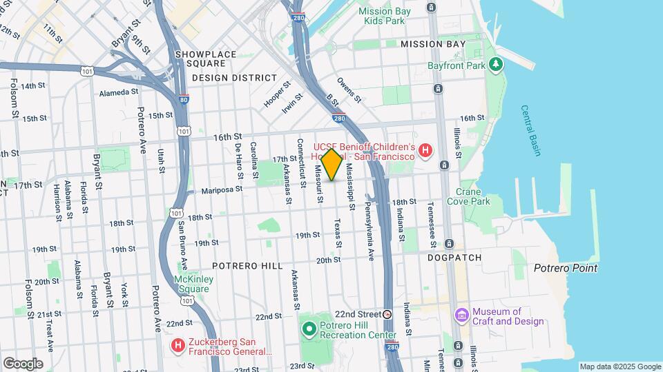 206a Texas St Map and Location Details
