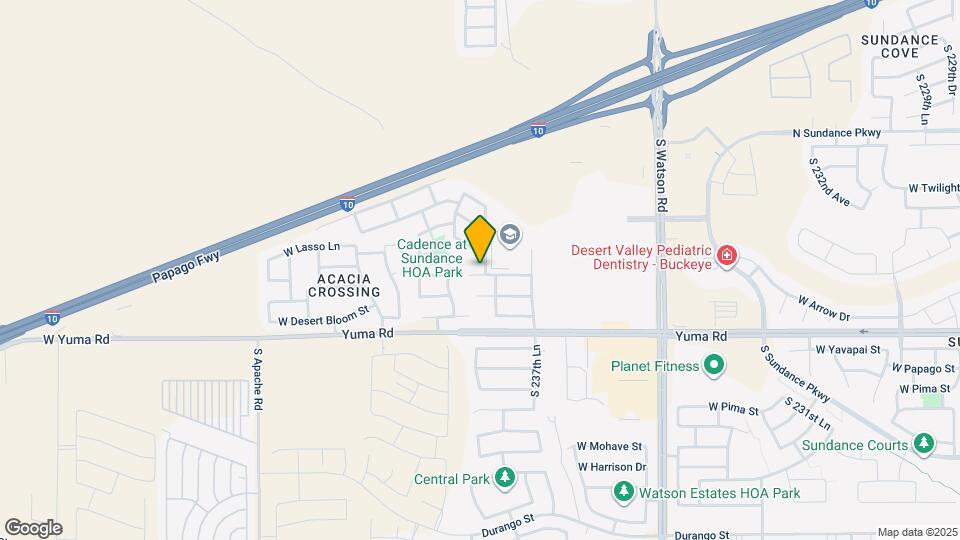 23854 W Hadley St Map and Location Details