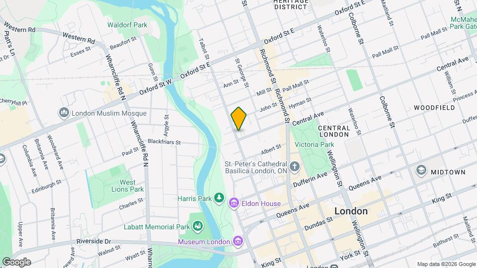 622 Talbot St, Unit 622 Talbot #2 Map and Location Details