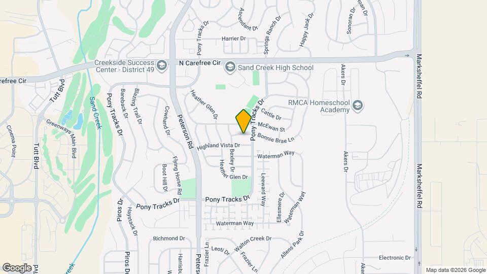 6955 Bonnie Brae Ln Map and Location Details