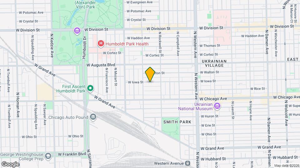 2637 W Iowa St, Unit 3 Mapa y Detalles de la Ubicación