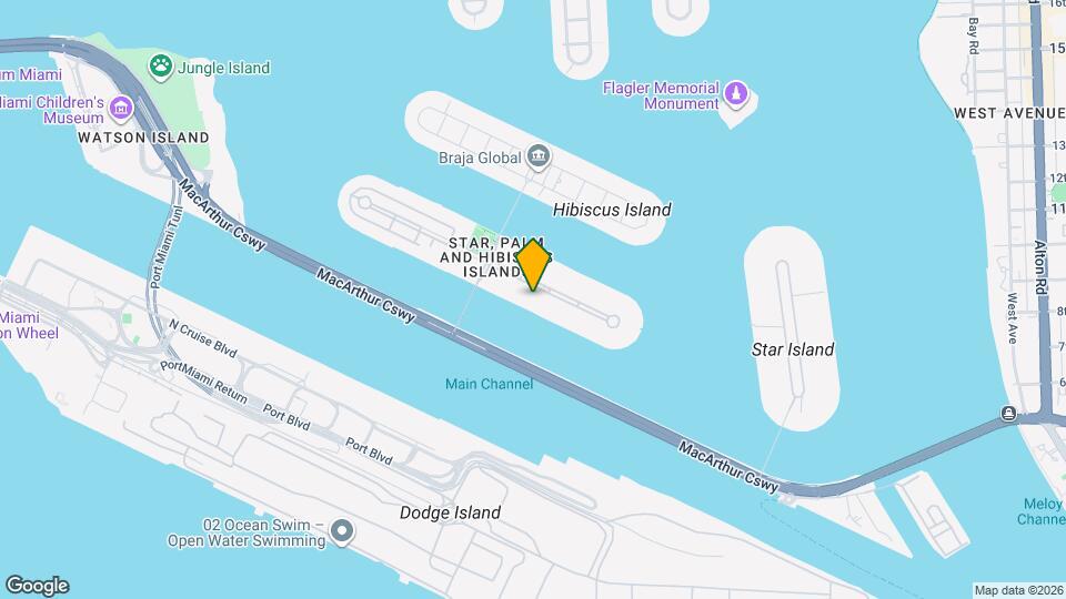 100 Palm Ave Mapa y Detalles de la Ubicación