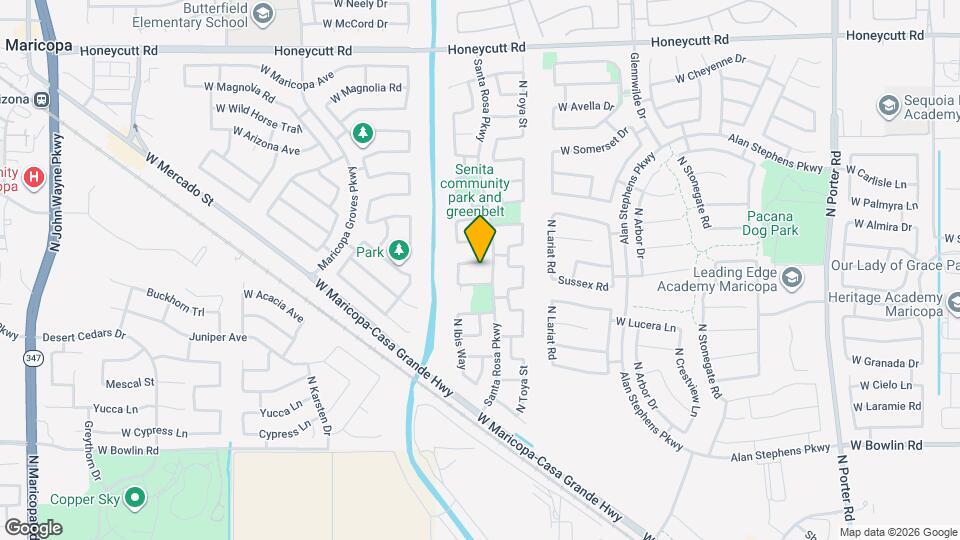 42921 W Camino de Janos Map and Location Details