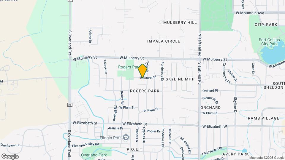 2513 W Laurel St Map and Location Details