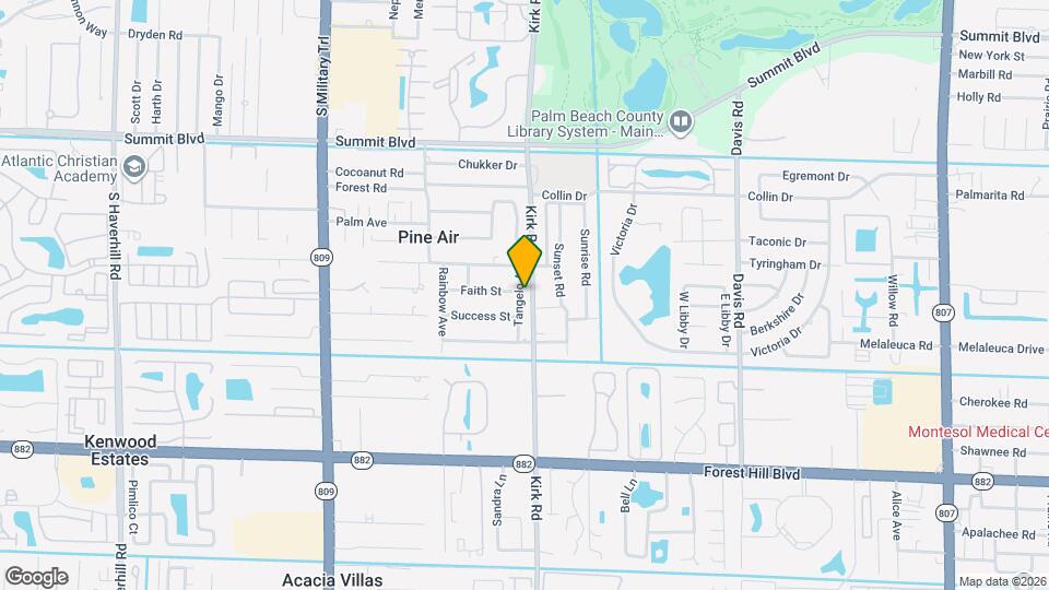 1351 Kirk Rd Map and Location Details