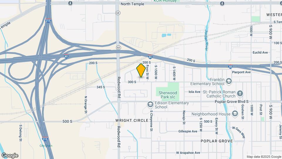 1574 W 300 S Map and Location Details