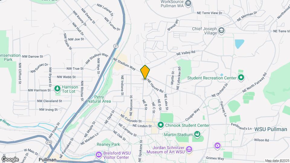 1000 NE B St Map and Location Details