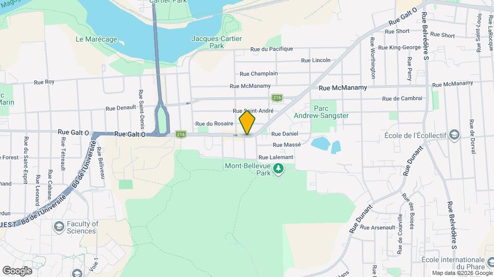 1430 Galt Rue O Map and Location Details