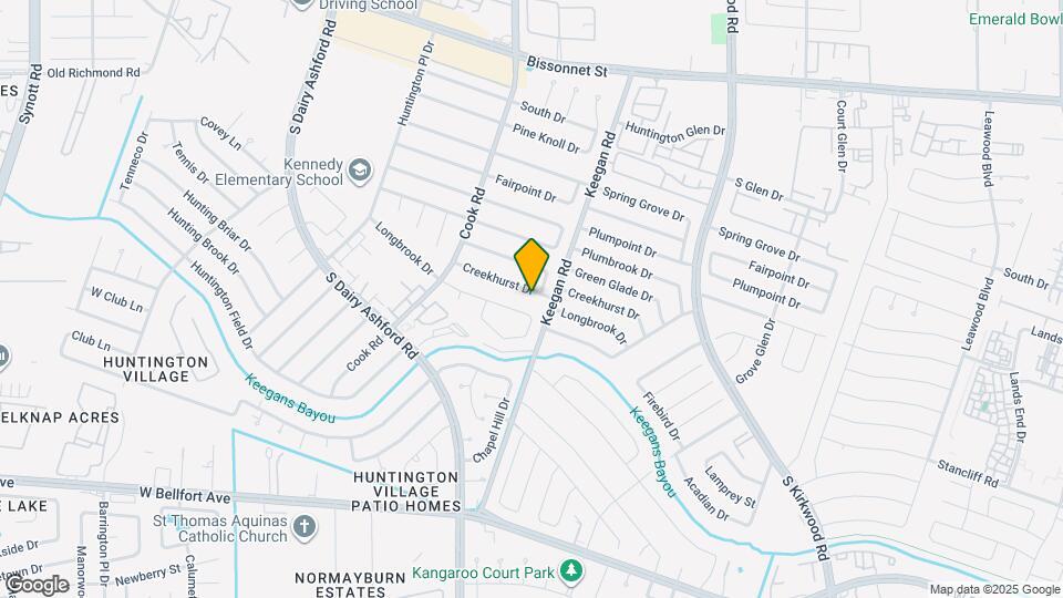 12115 Creekhurst Dr Mapa y Detalles de la Ubicación