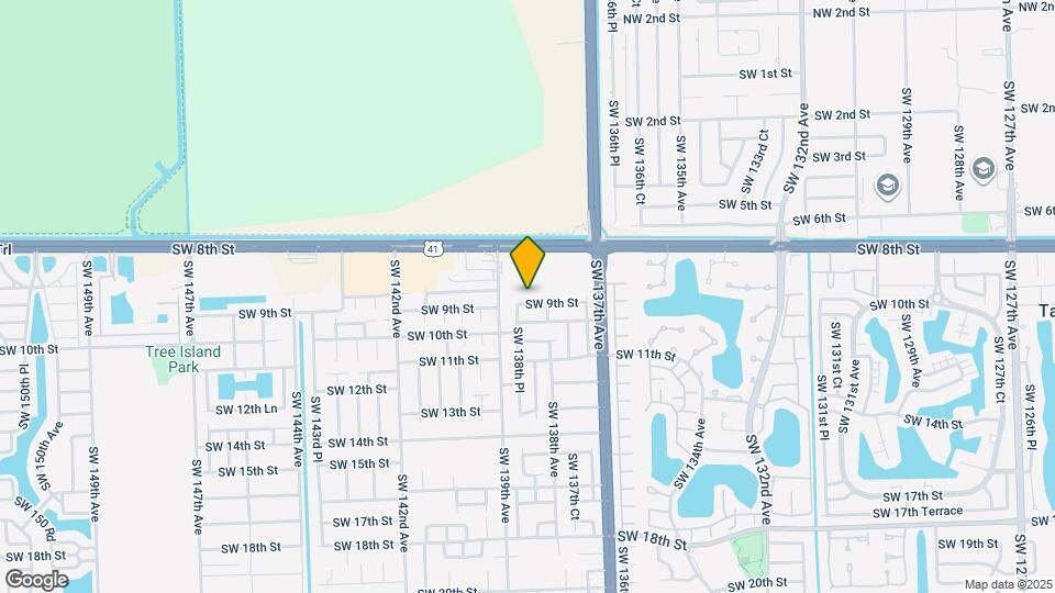13845 SW 9th St Map and Location Details