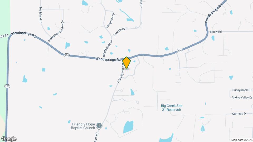 3500 Friendly Hope Rd Map and Location Details