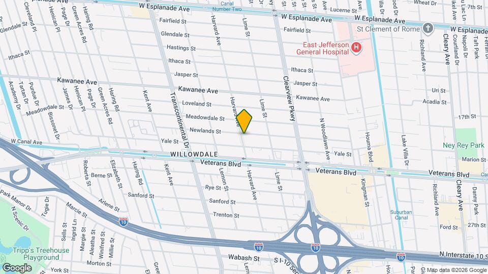 4748 Newlands St Map and Location Details