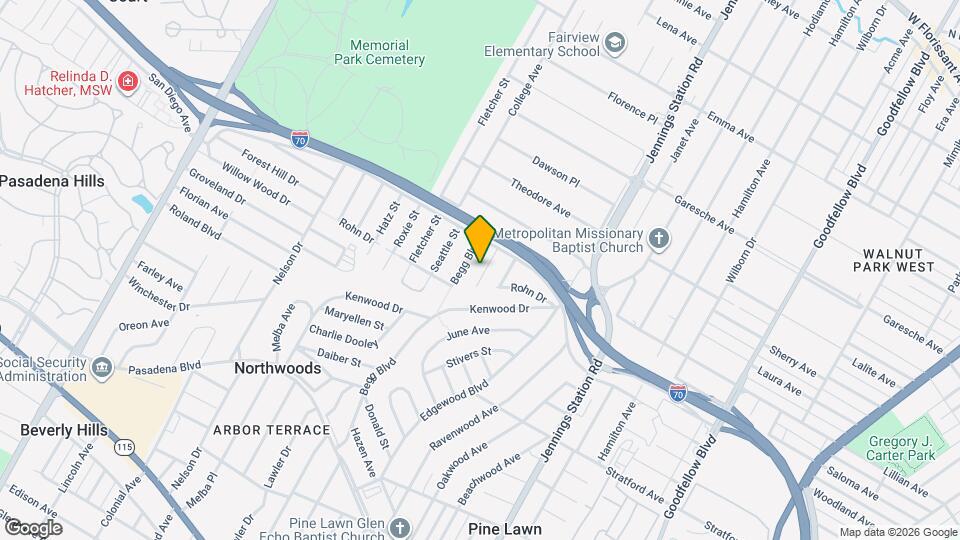 4709 Jordan St Map and Location Details