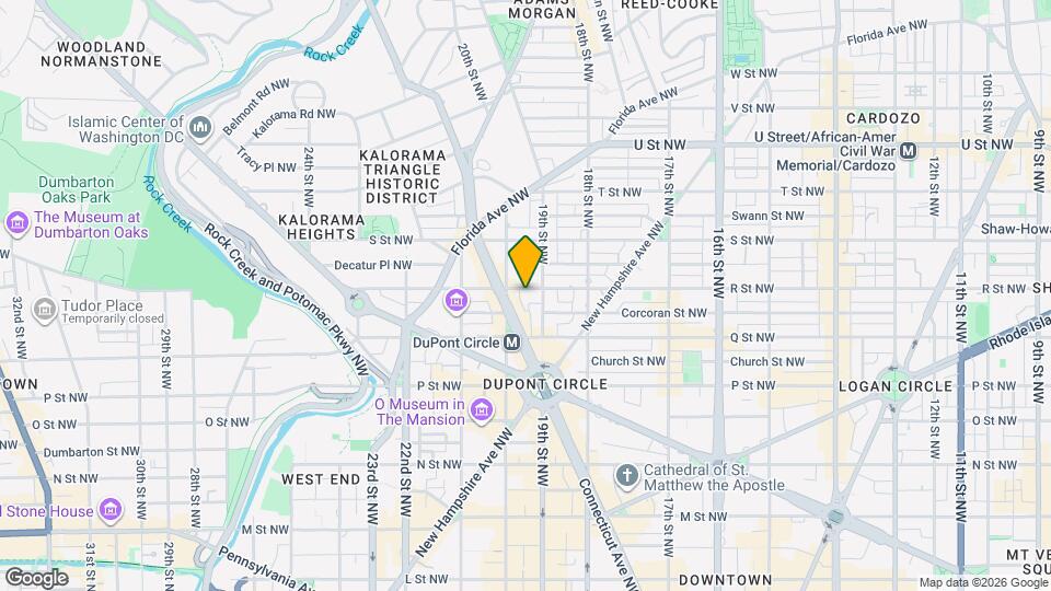 1912 R St NW Mapa y Detalles de la Ubicación