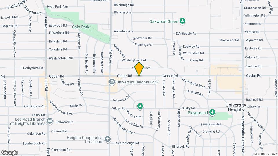 13570 Cedar Rd, Unit 2 Mapa y Detalles de la Ubicación