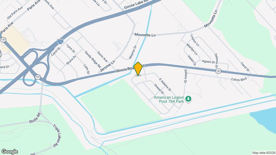 9 W Adams Dr Map and Location Details