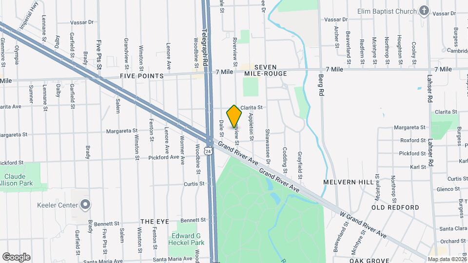 18545 Riverview St Mapa y Detalles de la Ubicación