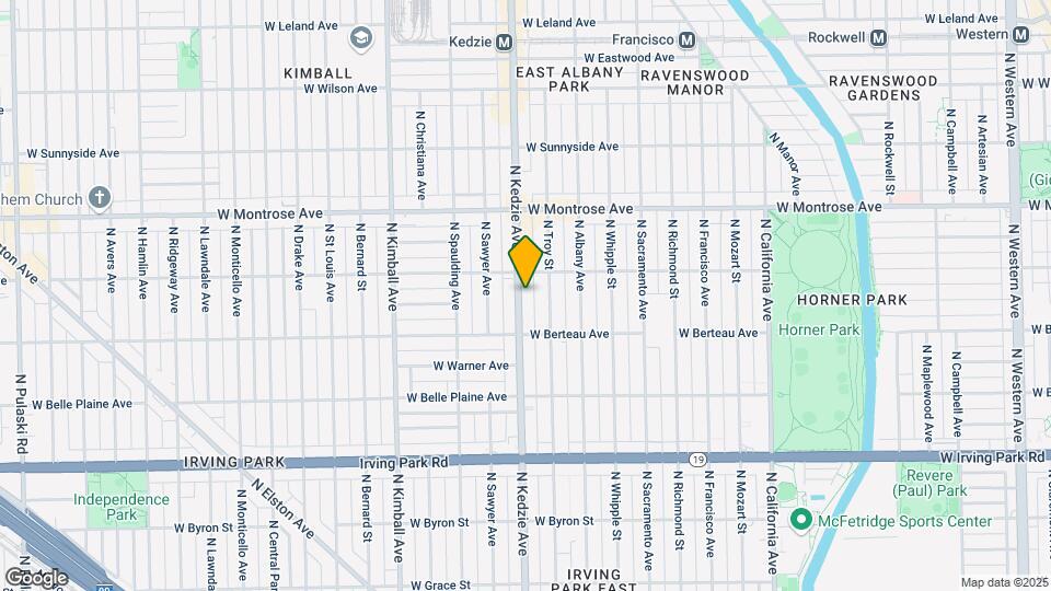 4231-4239 N Kedzie Ave Map and Location Details