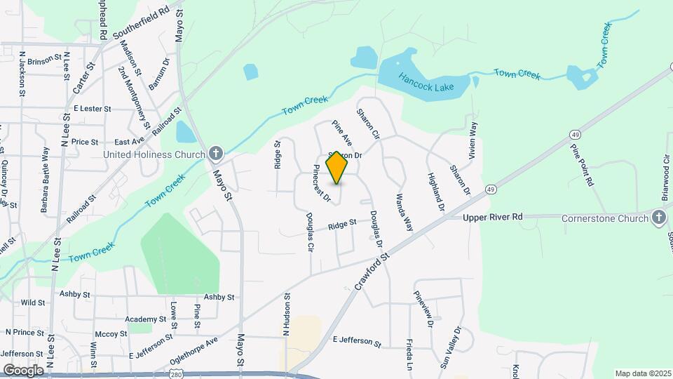 111 Pinecrest Dr Map and Location Details