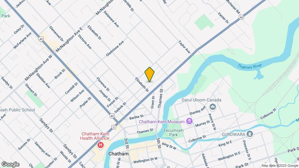 154 Selkirk St Map and Location Details