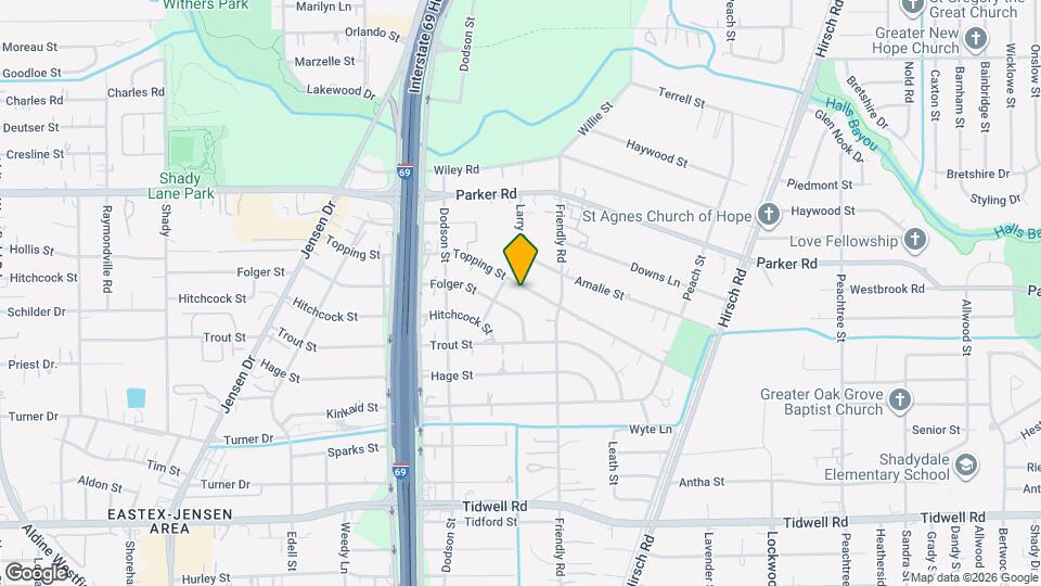 3824 Topping St Map and Location Details