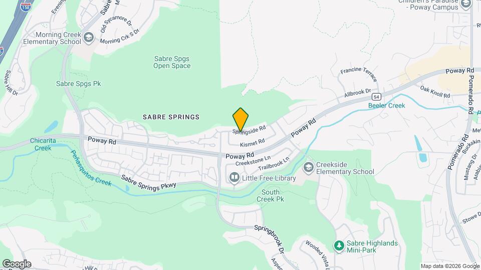 11653 Springside Rd Map and Location Details