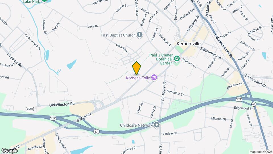 522 S Cherry St Map and Location Details