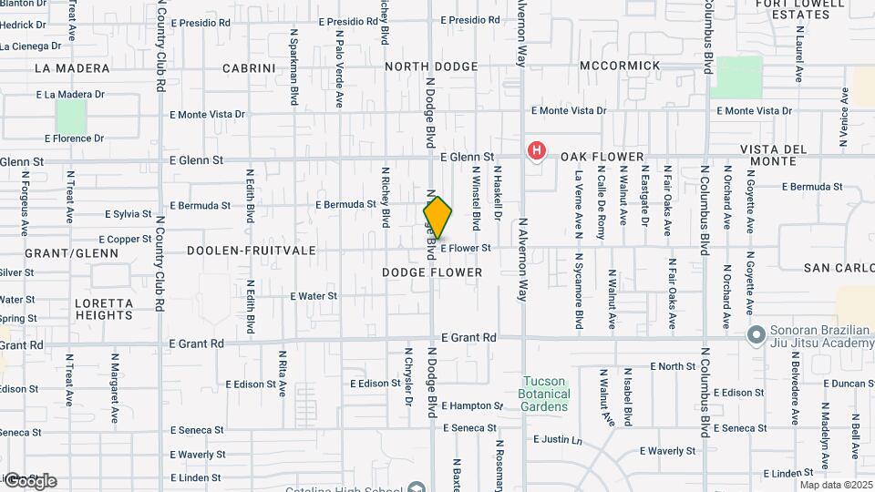 2610 N Dodge Blvd Mapa y Detalles de la Ubicación