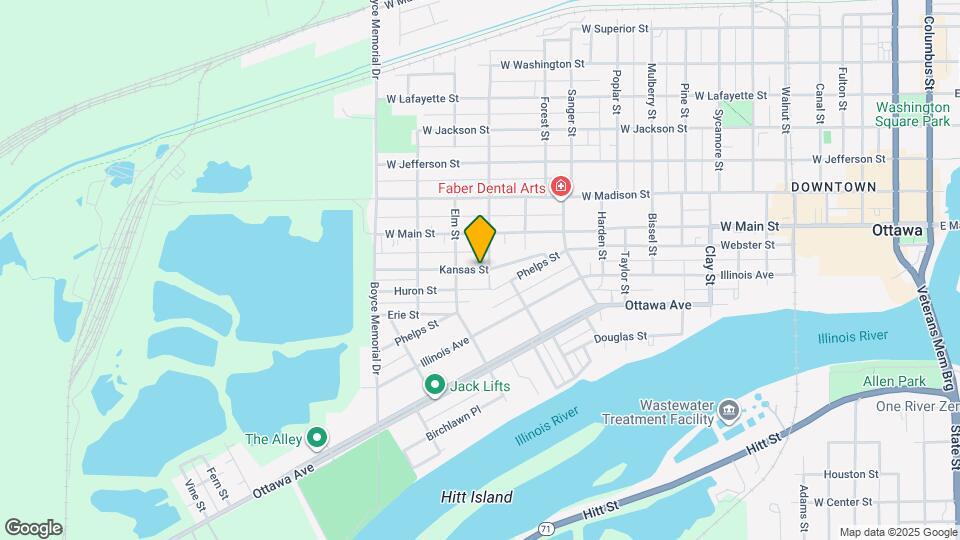 1339 Kansas St Map and Location Details