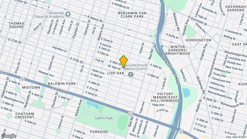 1326 SE 36th St Map and Location Details
