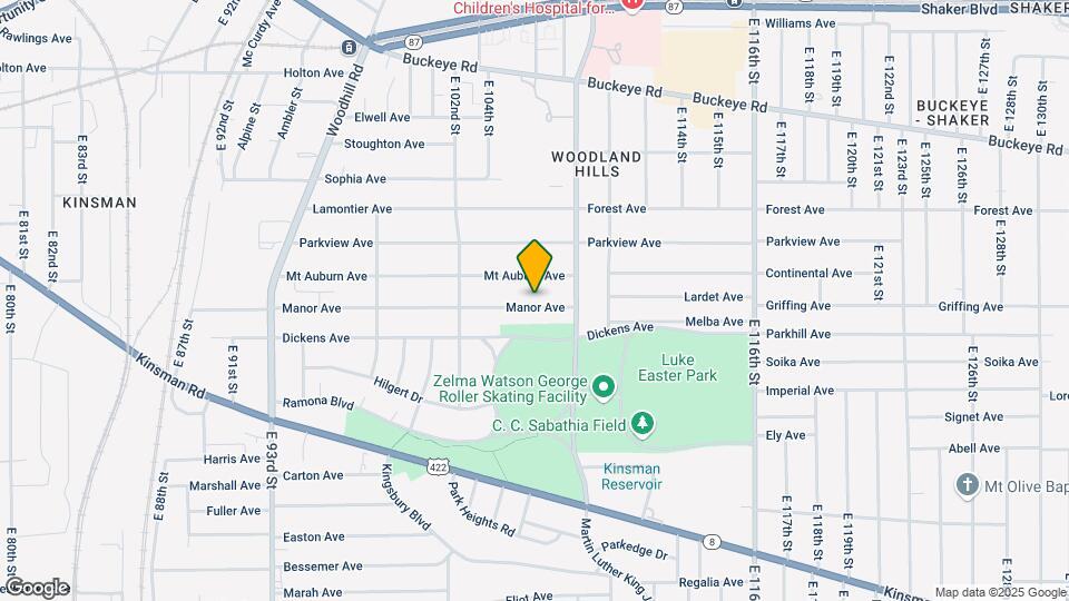 10613 Manor Ave Mapa y Detalles de la Ubicación