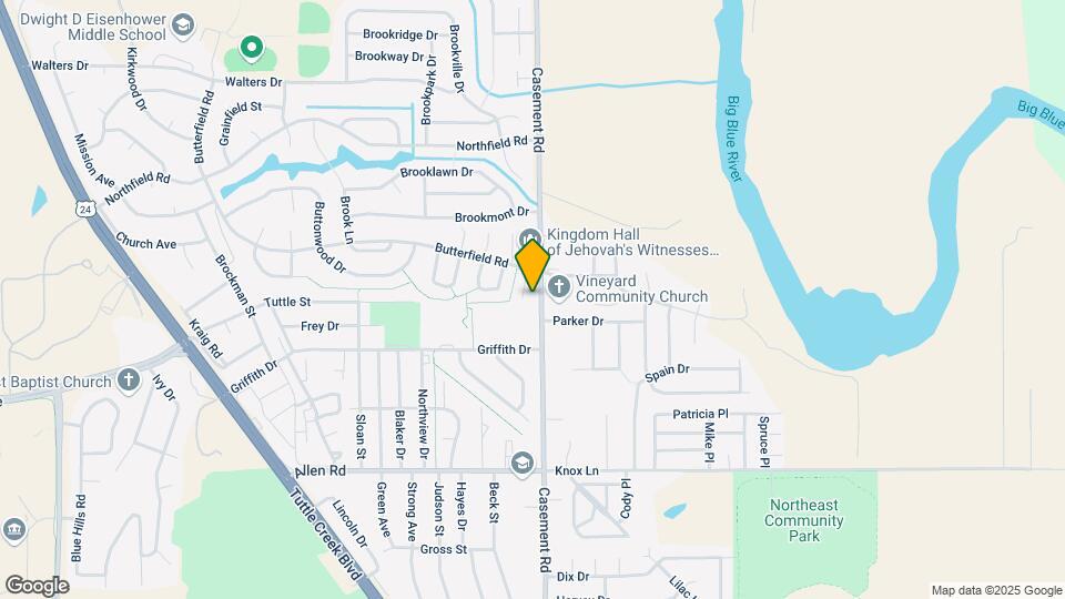2400 Walden Ln Map and Location Details