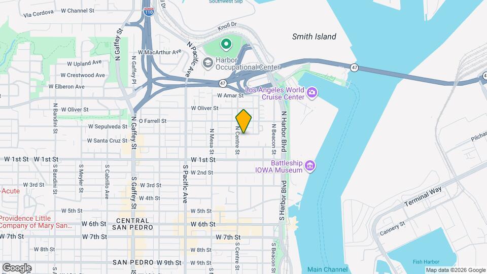 247 W Sepulveda St Map and Location Details