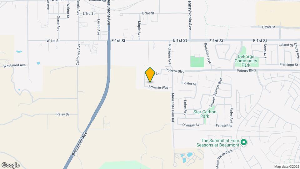 794 Brownie Way Map and Location Details