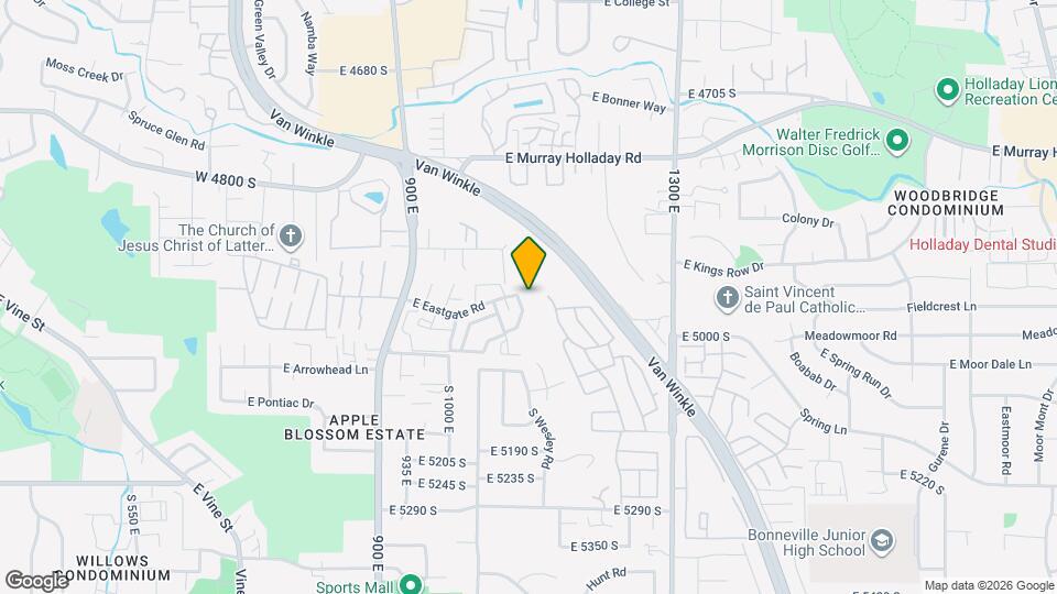 4943 S Eastridge Ln Mapa y Detalles de la Ubicación