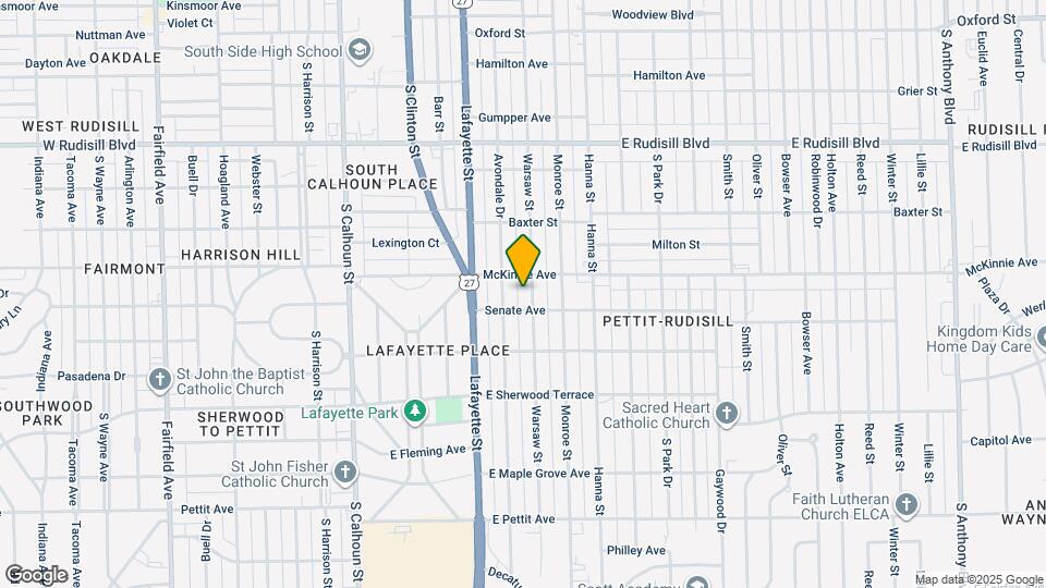 4316 Warsaw St Map and Location Details