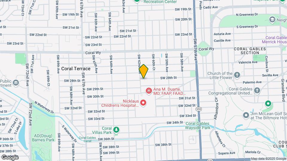 6134 SW 28th St Mapa y Detalles de la Ubicación