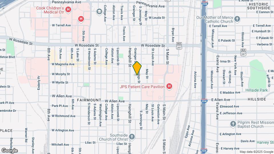 1408 S Jennings Ave Map and Location Details