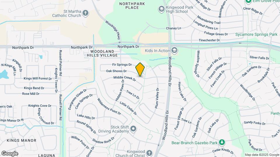 2154 Oak Shores Dr Map and Location Details